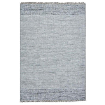 Tweed 9743 Durable Stain-Resistant Weatherproof Flatweave In-Outdoor Beige/Blue Rug-Think Rugs-Rug Love - The Most Loved Rug Store